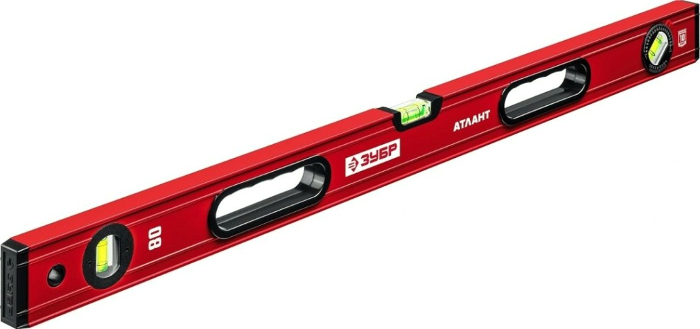 Уровень строительный ЗУБР МАСТЕР атлант 800 мм, мощным профилем [34585-080_z01]