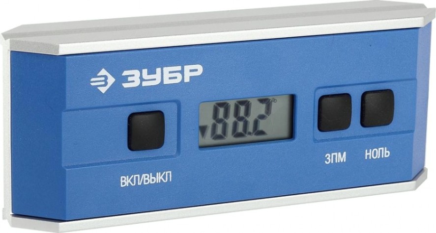 Уровень-угломер электронный ЗУБР 34745, "Эксперт" магнитный [34745]