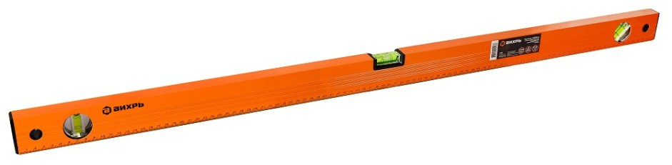 Уровень ВИХРЬ 1000мм алюминиевый фрезерованный 3 глазка [73/11/4/4]