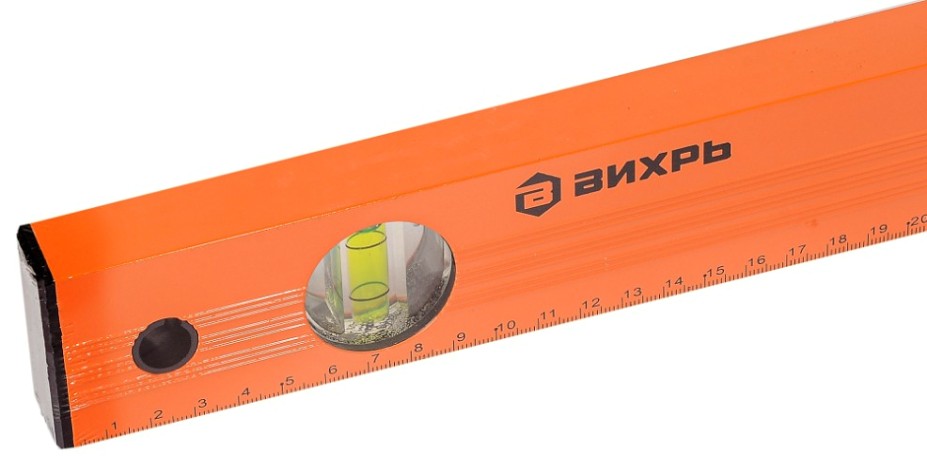 Уровень ВИХРЬ 1500мм алюминиевый фрезерованный 3 глазка [73/11/4/6]