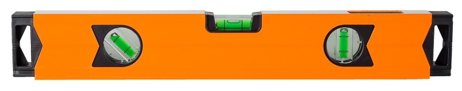 Уровень ВИХРЬ 400 мм алюминиевый "магнитный" фрезерованный, 3 глазка (1 [73/11/4/17]