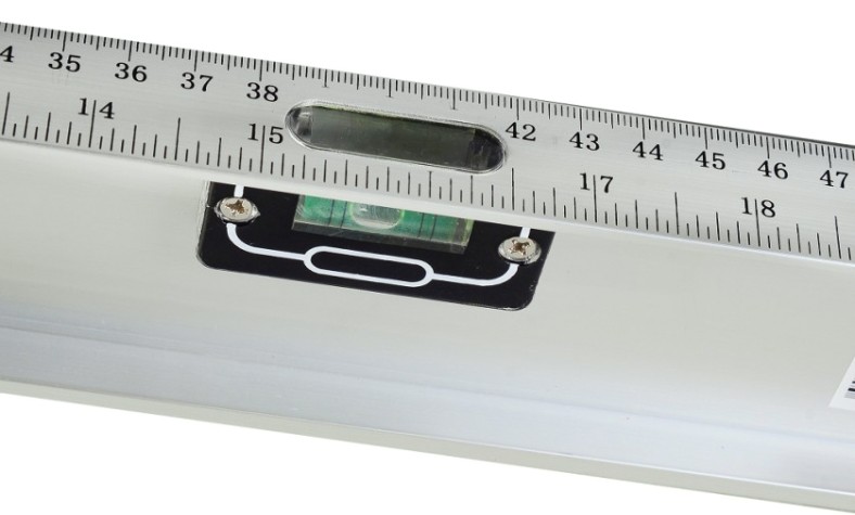 Уровень ВИХРЬ 800 мм алюминиевый "рельс", 3 глазка (1 поворотный) [73/11/4/15]