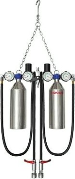 Установка для промывки инжектора СОРОКИН 21.4 с двумя резервуарами 600 мл