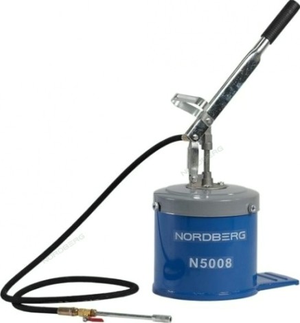 Установка для раздачи густой смазки NORDBERG N5008 емкость 8 кг [ЦБ-00009950]