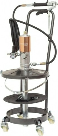 Установка для раздачи густой смазки NORDBERG NO5025 с тел. для бочек 20 кг, крышка 310, мембрана 285мм [NO5025]