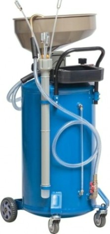 Установка для сбора масла NORDBERG 2379-CB пневматическая 65 л (синяя) [8895]