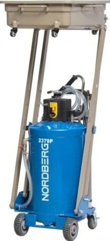 Установка для сбора масла NORDBERG 2380P пневматическая с пантографом, 80 л [000010005]