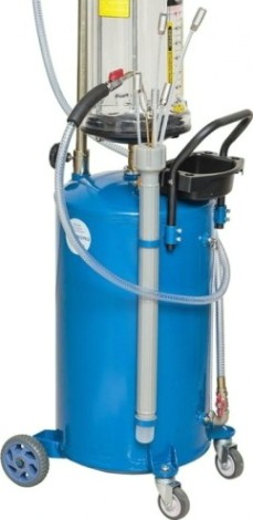 Установка для слива масла NORDBERG 2379В пневмо 65 л (синяя) [8525]