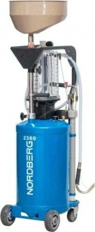 Установка для слива масла NORDBERG 2380 пневмо 80 л [2380B]