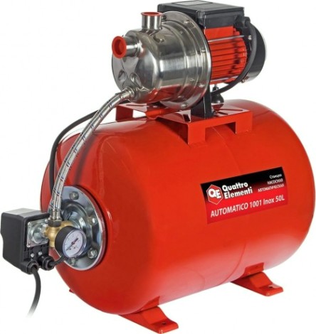 Установка для водоснабжения QUATTRO ELEMENTI AUTOMATICO 1001 INOX 50L [910-225]