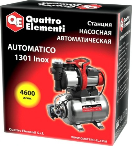 Установка для водоснабжения QUATTRO ELEMENTI AUTOMATICO 1301FL INOX [910-249]
