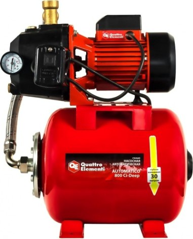 Установка для водоснабжения QUATTRO ELEMENTI AUTOMATICO 800CI DEEP [645-280]