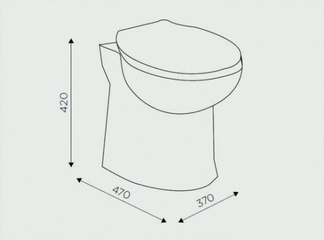 Установка канализационная SFA SANICOMPACT LC (встроен в унитаз)