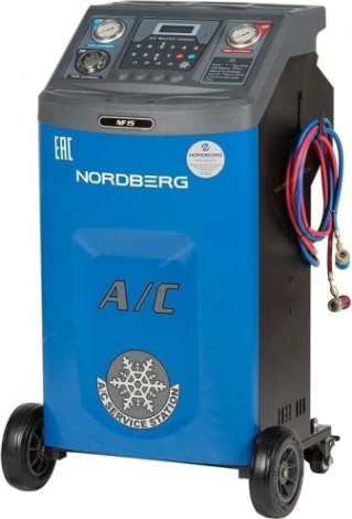 Установка заправки автомобильных кондиционеров NORDBERG NF15 полуавтоматическая [ЦБ-00007782]
