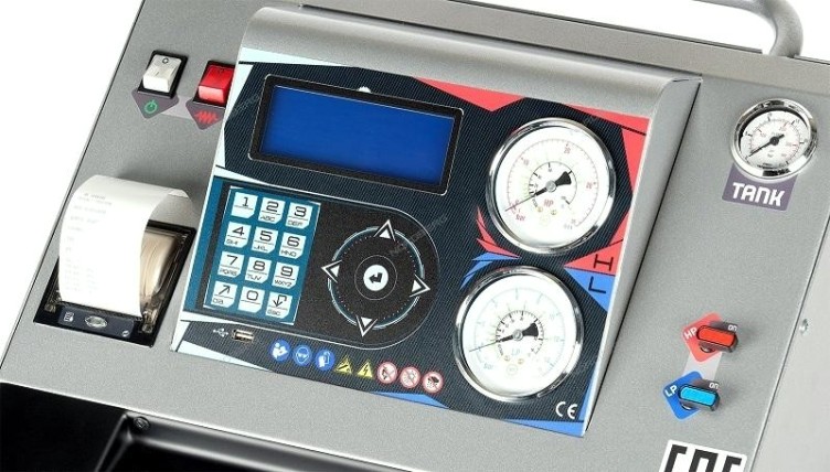 Установка заправки автомобильных кондиционеров NORDBERG NF22L 22 л.