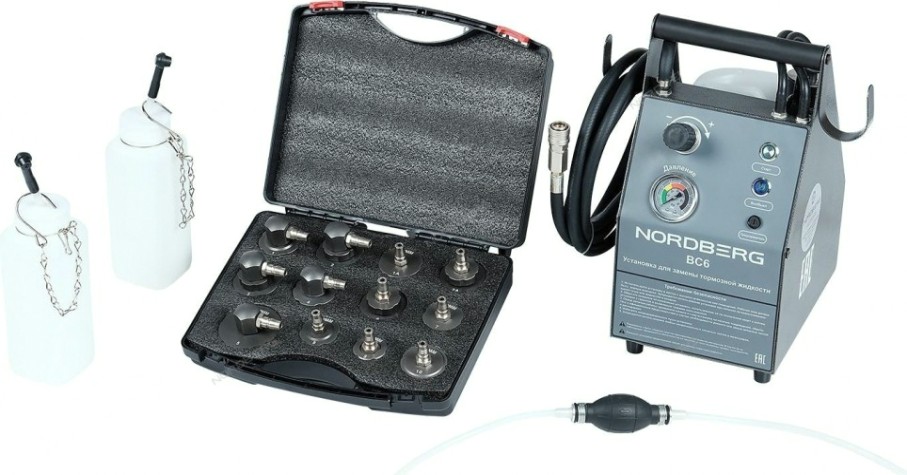Устройство для замены тормозной жидкости NORDBERG BC6 BC6 [ЦБ-00016246]