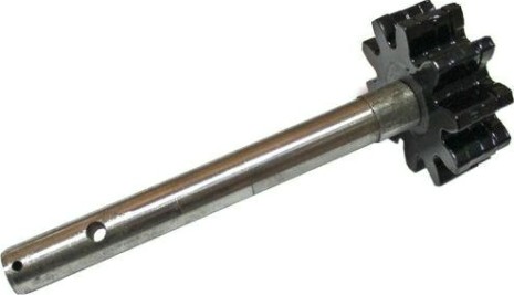 Вал + шестерня Профмаш, СПЕЦИАЛИСТ Б-180, 200, 220, 10 зуб. (2 отверстия под штифт) Вал + шестерня Профмаш, СПЕЦИАЛИСТ Б-180, 200, 220, 10 зуб. (2 отверстия под штифт)