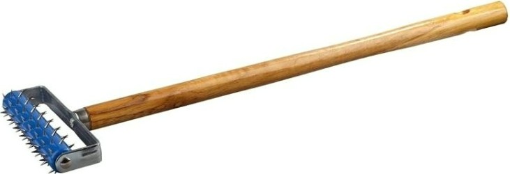 Валик для гипсокартона STAYER Игольчатый в сборе, металлические иглы, ручка 500мм, 32х150мм [0395-15]