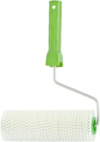 Валик для наливных полов СИБРТЕХ 240 мм игольчатый с ручкой [81101]