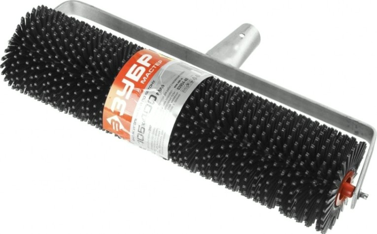 Валик для наливных полов ЗУБР МАСТЕР 400 мм игольчатый по бетону на металлической рамке [03954-40]