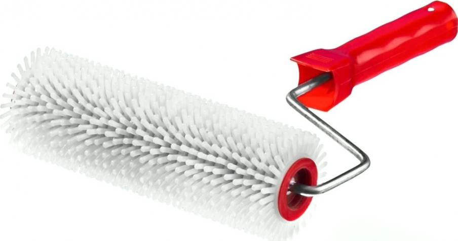 Валик для наливных полов ЗУБР МАСТЕР игольчатый в сборе, пластмассовые иглы 13мм, 72х20 [03952-20]