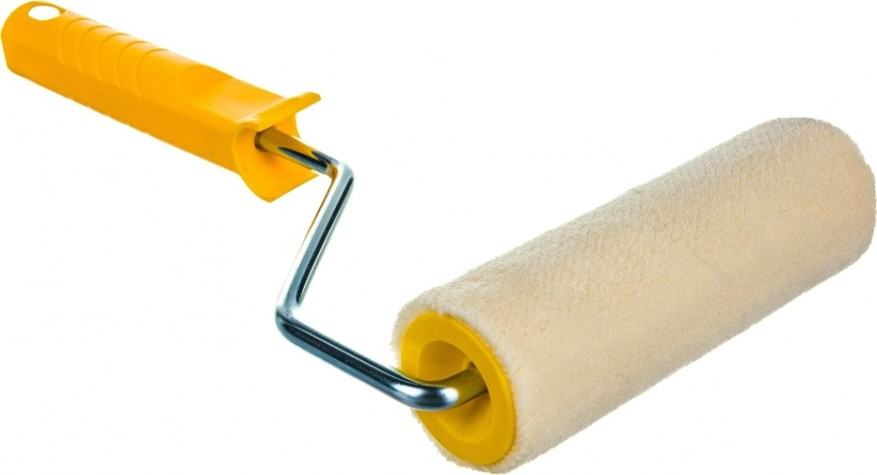 Валик малярный стержневой Biber 32502 велюр, ворс 4мм, 150мм [Тов-067402]