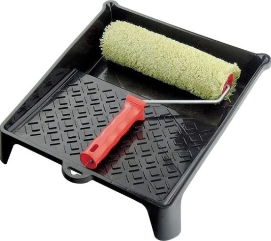 Валик малярный стержневой MATRIX 250мм набор, для фасад.раб. синт., ворс 18мм, d36 [84407]