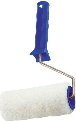 Валик малярный стержневой СИБРТЕХ ИСКУССТВЕННЫЙ МЕХ с ручкой, 250 мм, D 48 мм [80114]
