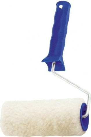 Валик малярный стержневой СИБРТЕХ НАТУРАЛЬНЫЙ МЕХ с ручкой 250 мм, D 48 мм [80124]