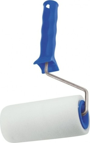 Валик малярный стержневой СИБРТЕХ ПОРОЛОН с ручкой, 150 мм, D 48 мм [80102]