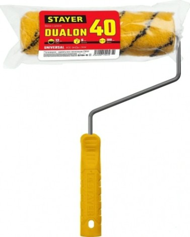 Валик малярный стержневой STAYER DUALON 40 180 мм, d=40 мм [03184-18_z02]