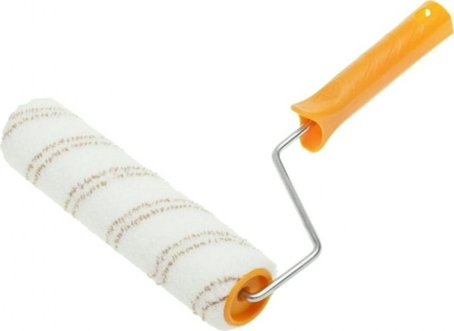 Валик малярный стержневой STAYER МИКРОВОЛОКНО в сборе, ворс 9 мм, бюгель 6 мм, 40x240мм, master [0343-24]