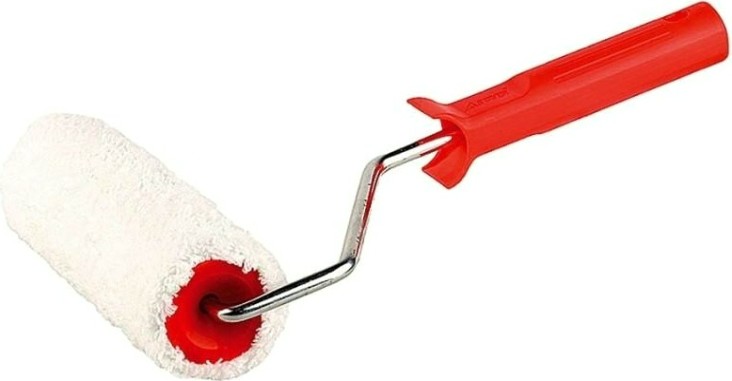 Валик малярный стержневой STAYER МИКРОВОЛОКНО в сборе, ворс 9 мм, бюгель 8 мм, 48x180мм, profi [0341-18]