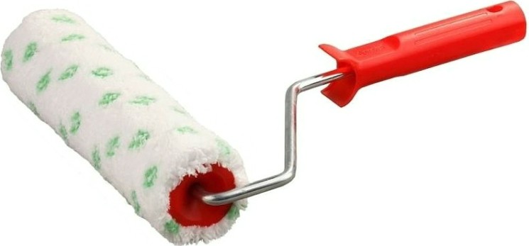 Валик малярный стержневой STAYER МИКРОВОЛОКНО в сборе, ворс 9 мм, бюгель 8 мм, 48x240мм, profi [0341-24]