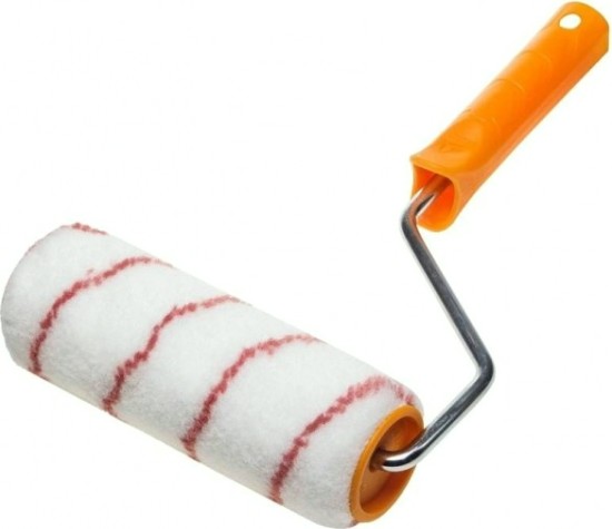 Валик малярный стержневой STAYER NYLON ПОЛИАМИД в сборе, ворс 12мм, бюгель 8мм, 48х180мм, profi [0316-18]