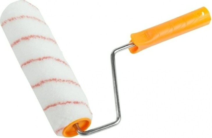 Валик малярный стержневой STAYER NYLON ПОЛИАМИД в сборе, ворс 12мм, бюгель 8мм, 48х240мм, profi [0316-24]