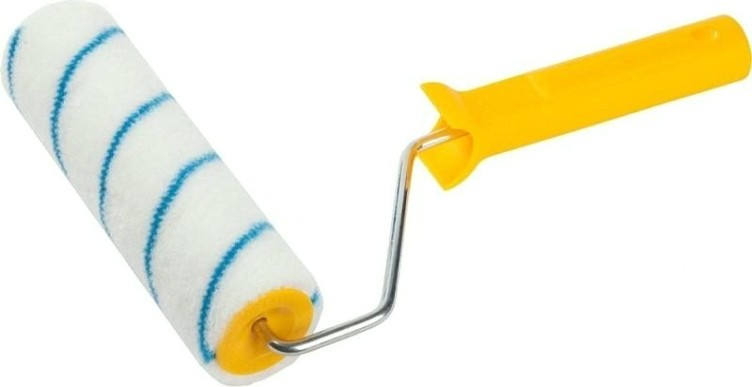 Валик малярный стержневой STAYER NYLON ПОЛИАМИД в сборе, ворс 6мм, бюгель 6мм, 40х180мм, master [03041-18]