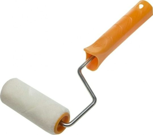 Валик малярный стержневой STAYER VELOUR в сборе, ворс 4мм, бюгель 6мм, 30х100мм, master [0331-10_z01]