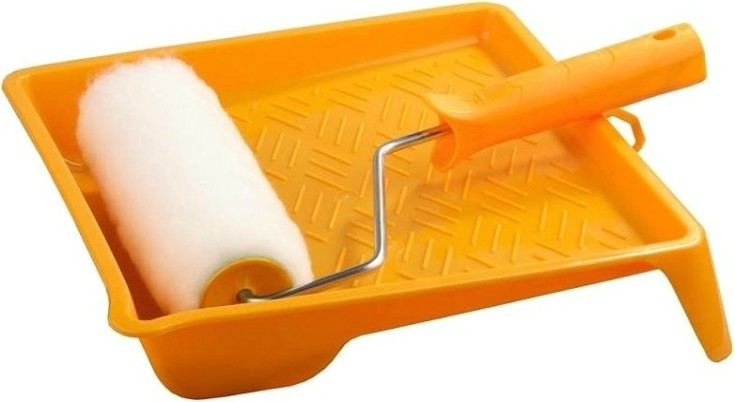 Валик малярный стержневой STAYER ВЕСТАН набор с ванночкой, 180мм [0540-18]