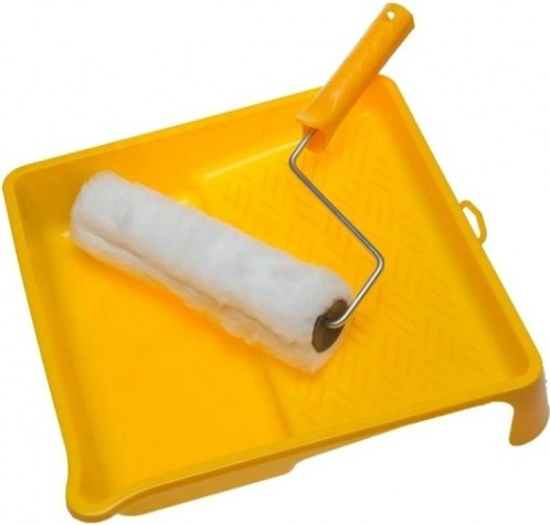 Валик малярный стержневой STAYER ВЕСТАН набор с ванночкой, 240мм [0540-24]