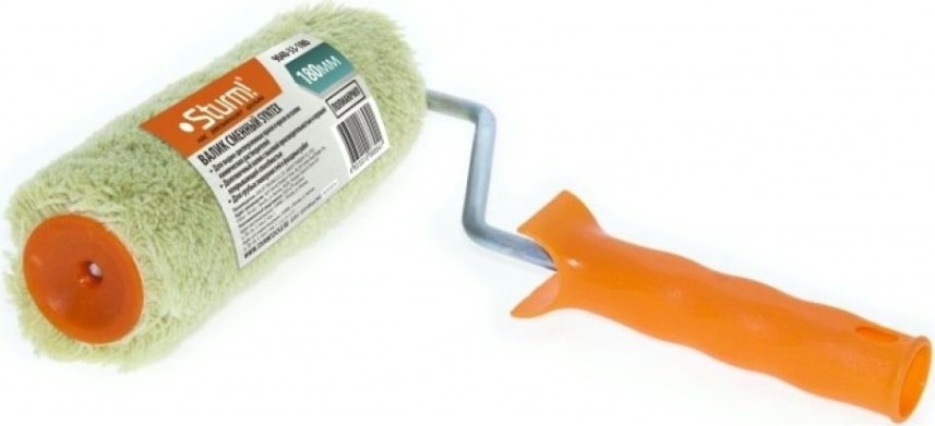 Валик малярный стержневой Sturm SYNTEX 9040-33-180S 48х180 мм, ручка 8мм [9040-33-180S]