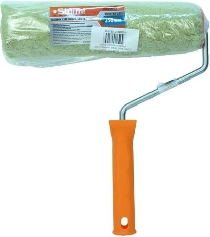 Валик малярный стержневой Sturm SYNTEX 9040-33-250S 48х250 мм, ручка 8мм [9040-33-250S]