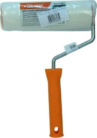 Валик малярный стержневой Sturm VELOUR 9040-31-180S 48х180 мм, ручка 8мм [9040-31-180S]