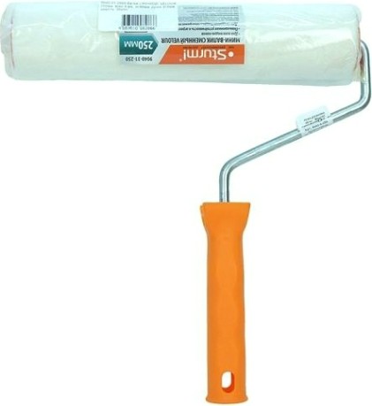 Валик малярный стержневой Sturm VELOUR 9040-31-250S 48х250 мм, ручка 8мм [9040-31-250S]