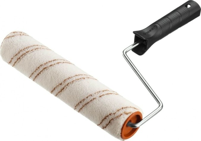 Валик малярный стержневой ЗУБР 03545-24 ОПТИМА микрофибра [03545-24]