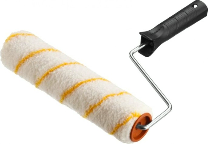 Валик малярный стержневой ЗУБР ГИРПАИНТ 40 180 мм, d=40 мм, ворс 12 мм, ручка d=6 мм, [03516-18_z01]