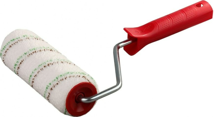 Валик малярный стержневой ЗУБР МИКРОТЕКС ворс 9мм, ручка 8мм, d=48/180мм, эксперт [03541-18]