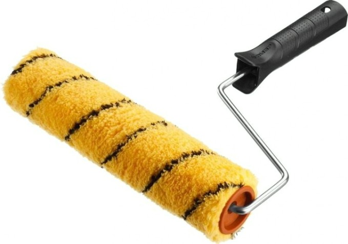 Валик малярный стержневой ЗУБР "ОПТИМА-ДУАЛОН" 180 мм, d=40 мм, ворс 12 мм, ручка d=6 мм, [03518-18_z01]