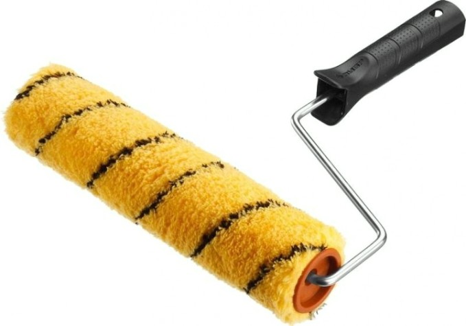 Валик малярный стержневой ЗУБР "ОПТИМА-ДУАЛОН" 240 мм, d=40 мм, ворс 12 мм, ручка d=6 мм, [03518-24_z01]