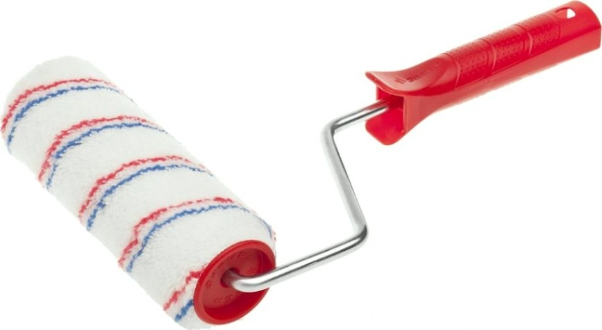 Валик малярный стержневой ЗУБР ПРОФЕССИОНАЛ гирпаинт 48, 180 мм, d=48 мм, ворс 12 мм, ручка d= [03511-18_z03]